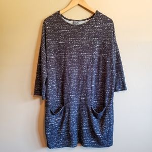 Clara Sunwoo 3/4 sleeve dress black